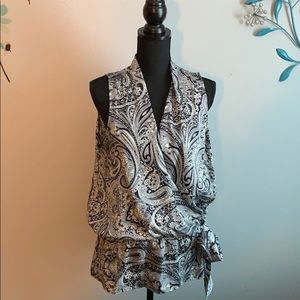 Paisley, Sleeveless Blouse
